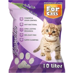 arena aglomerante for cats lavanda
