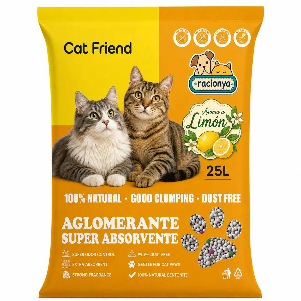 arena sanitaria aglomerante cat friend